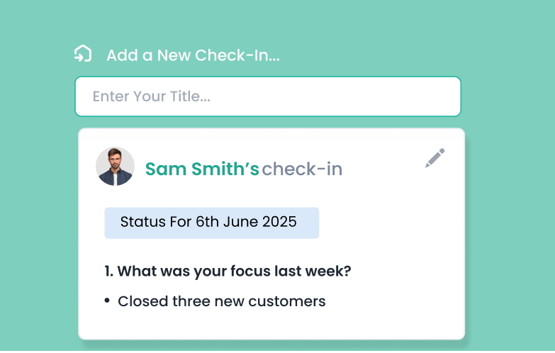 Check-ins