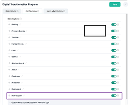 Risk Register in Collections
