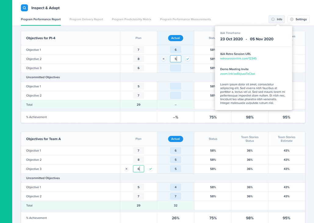 Link Your PI Objectives to Your Inspect & Adapt Event