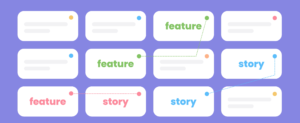 Creating dependencies between feature and feature and feature and user story