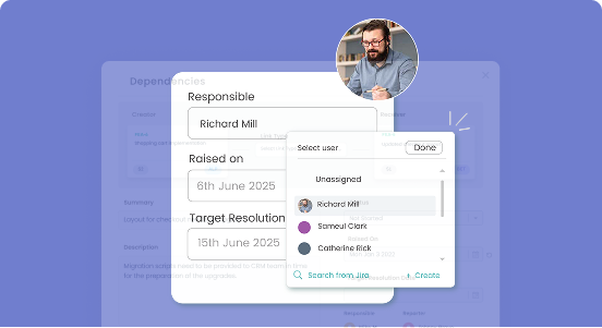 Bar chart with item completion data in Kendis, used by coaches and leaders to assess delivery patterns across teams.