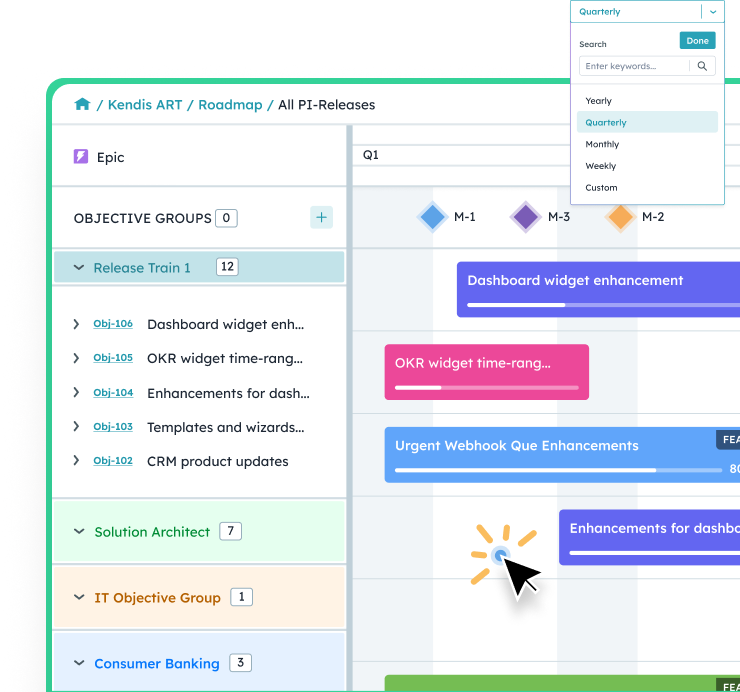 Visualize with OKR Roadmap